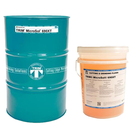 TRIM® MicroSol® 690XT - High-lubricity, Low-foam Premium Semisynthetic, 5 GALLON - Master Fluid Solutions
